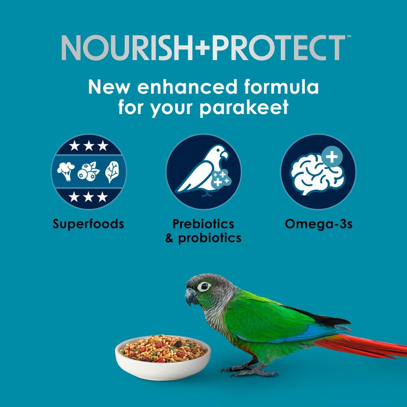 Kaytee Forti-Diet Pro Health Nourish+Protect Parakeet Food, Comprehensive Nutrition Backed by Science, Digestive Health, Immune Support, 4 pounds - Image 3